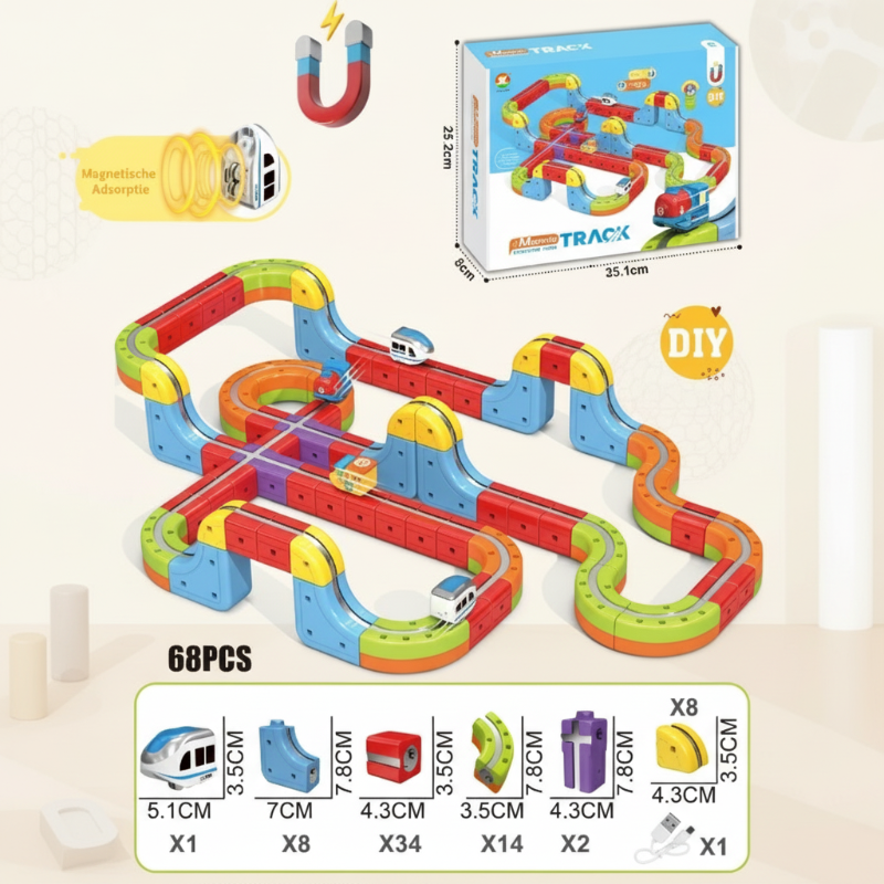 MagniTrack – Creativo y eléctrico – Tren eléctrico antigravedad