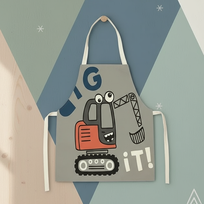 MiniChef™ – Divertido y antimanchas – Delantal para niños