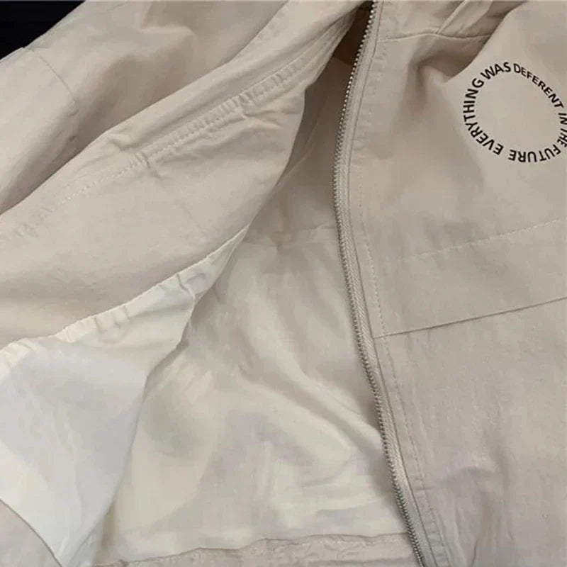 Mini Fashion – Resistente a la intemperie y ligero – Chaqueta cortavientos con capucha