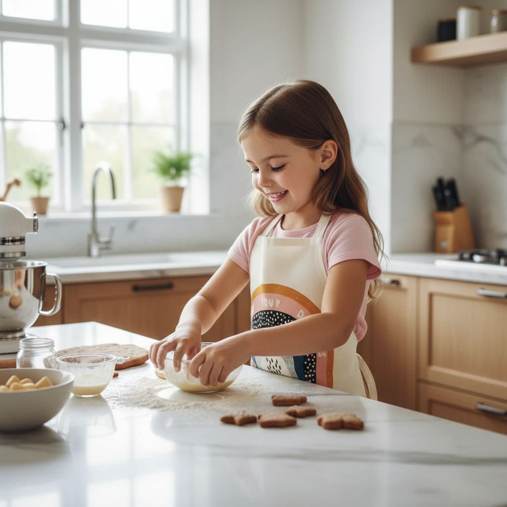 MiniChef™ – Divertido y antimanchas – Delantal para niños