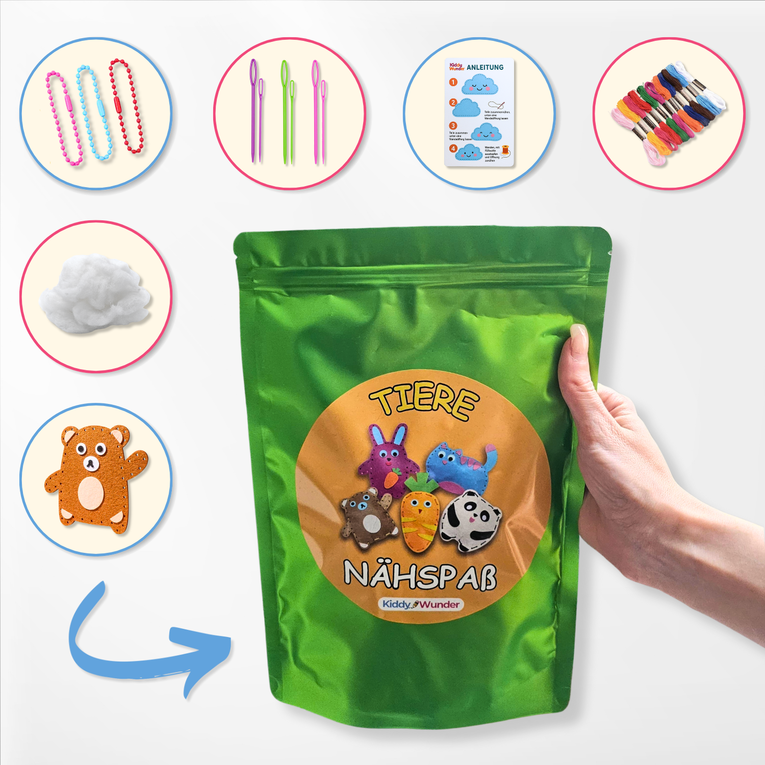 JuegaMas Set de Inicio de Costura Divertido