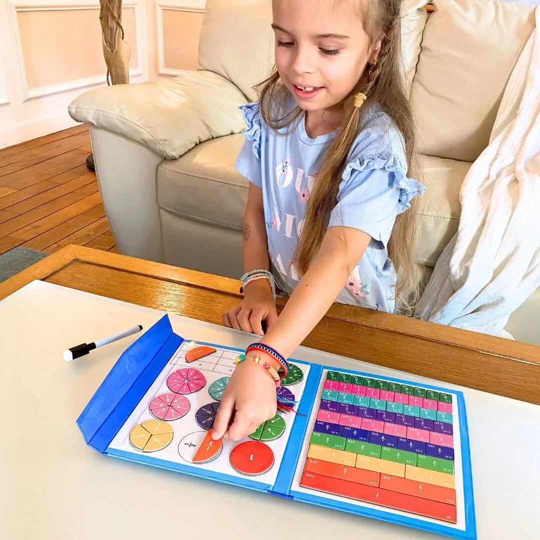 Libro de Fracciones Magnético Montessori - FractionGame™