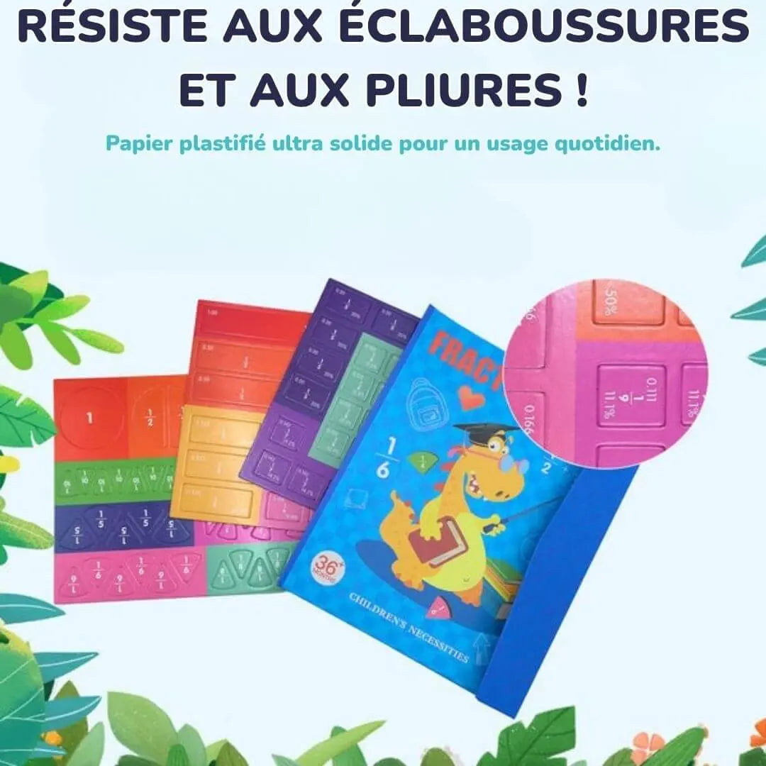 Libro de Fracciones Magnético Montessori - FractionGame™