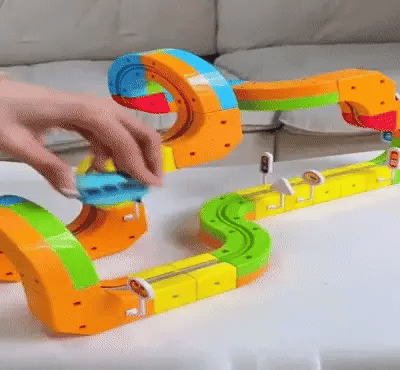 Pista Magnética de Cubos DIY – Desarrolla Creatividad y Habilidades Motoras