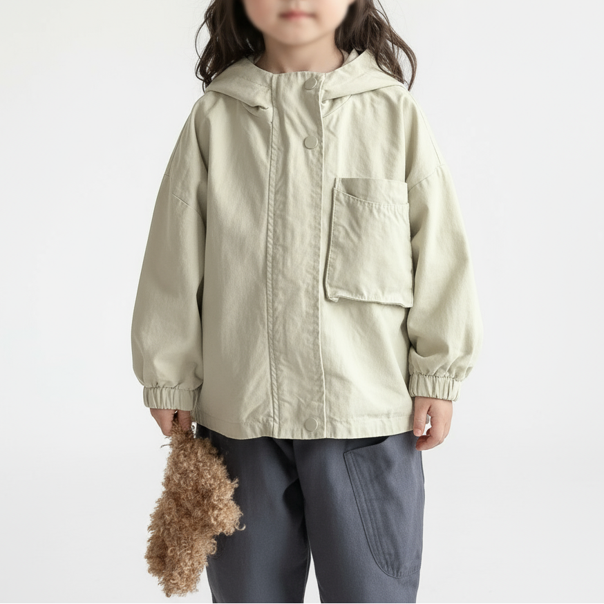 CozyShield – A prueba de viento y cómoda – Parka para niños