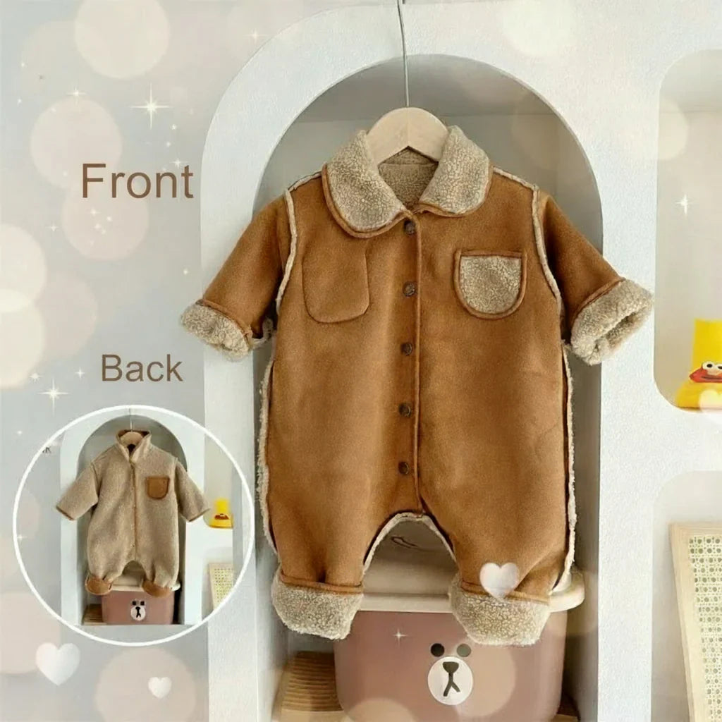 CozyNest – Acogedor y a la moda – Mono de invierno pesado con capucha