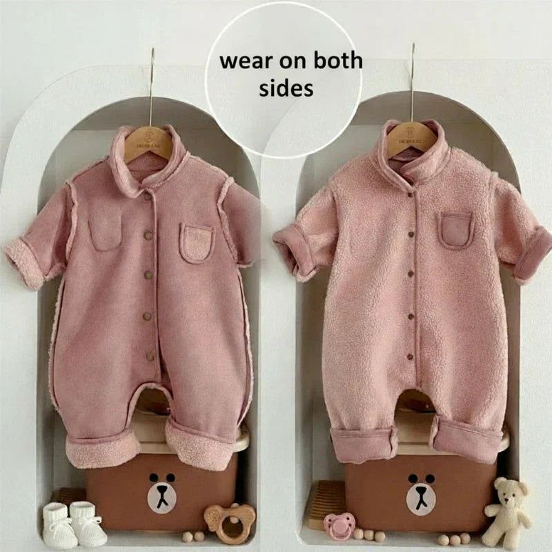 CozyNest – Acogedor y a la moda – Mono de invierno pesado con capucha