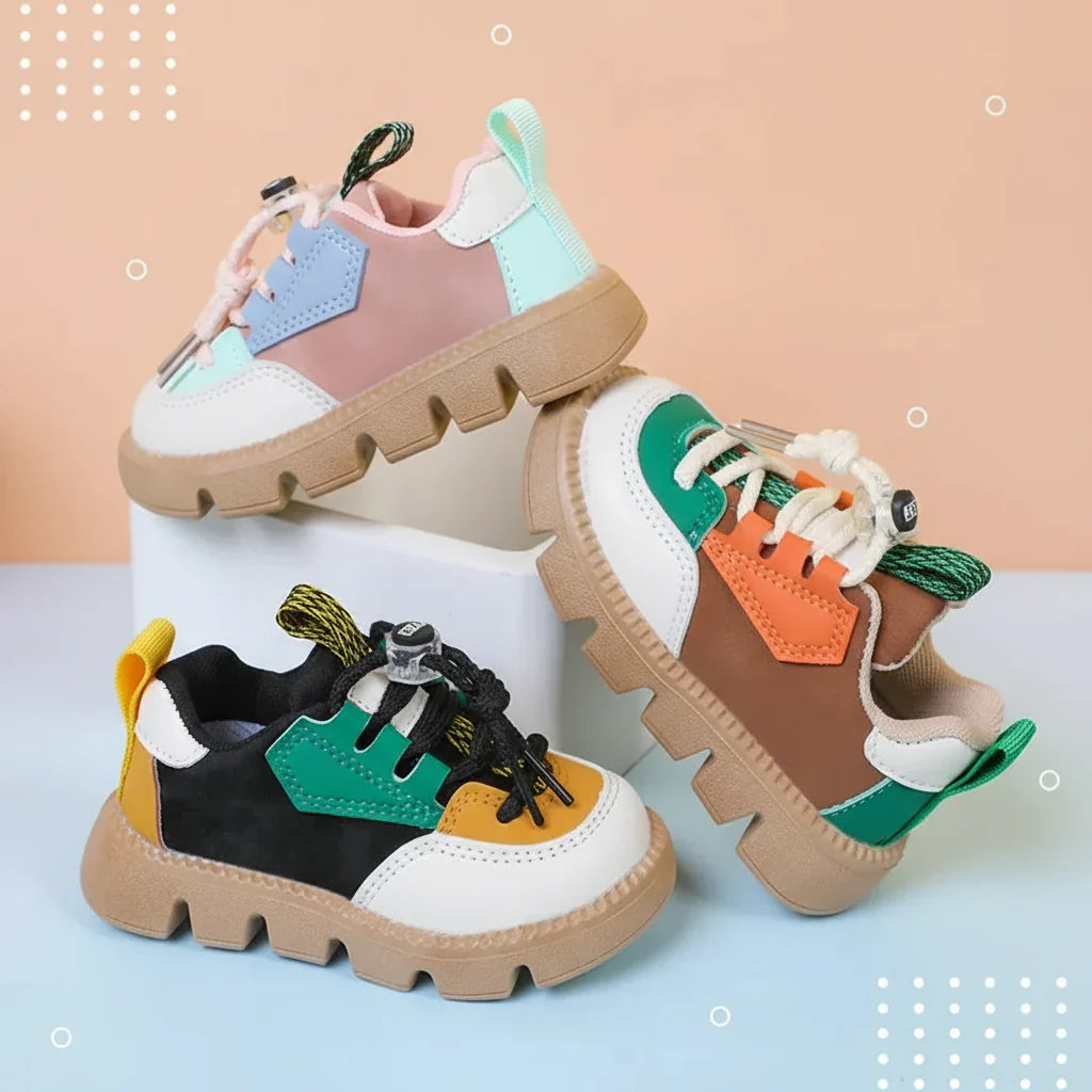 KidoStep – Suaves y prácticas: zapatillas robustas para niños con suela gruesa