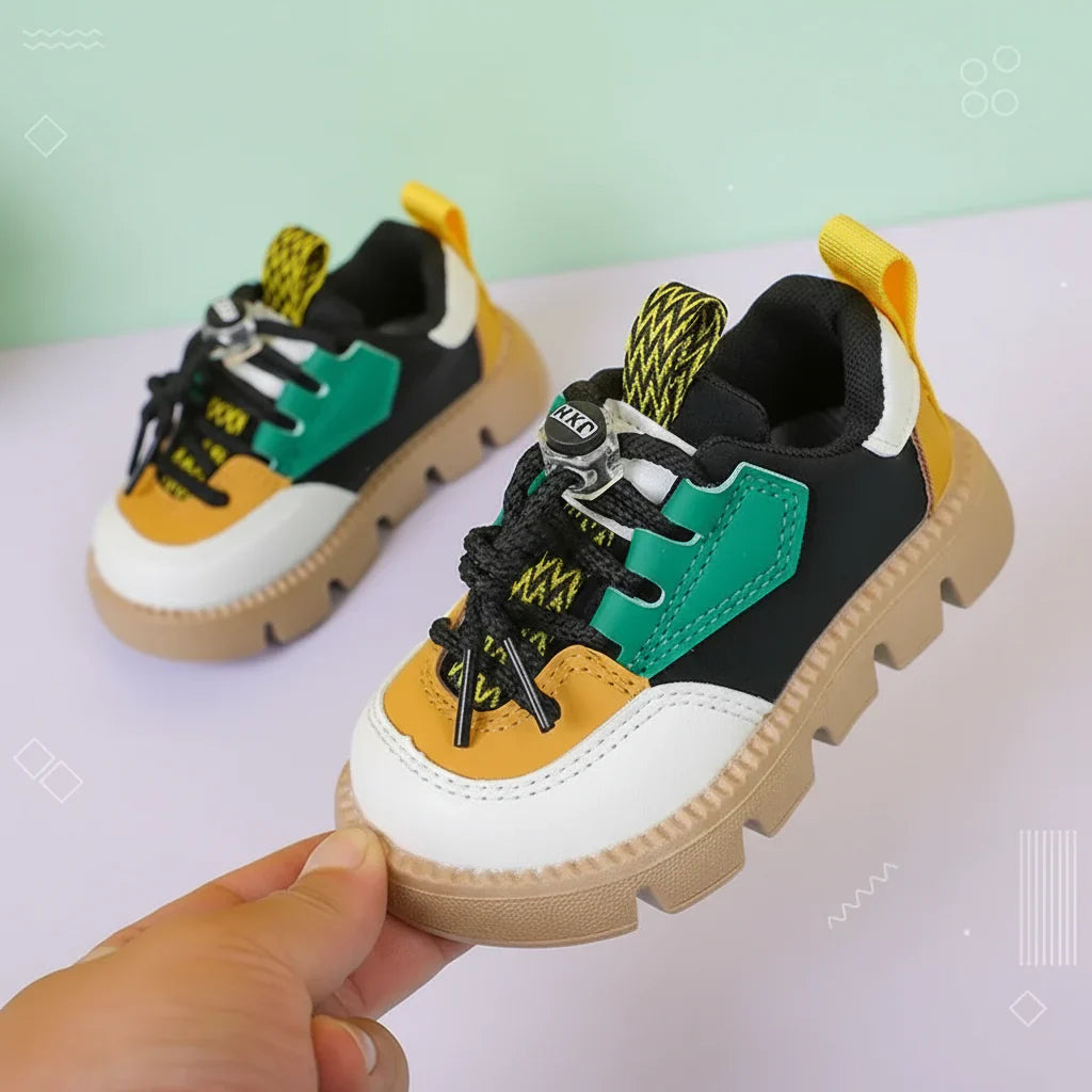 KidoStep – Suaves y prácticas: zapatillas robustas para niños con suela gruesa