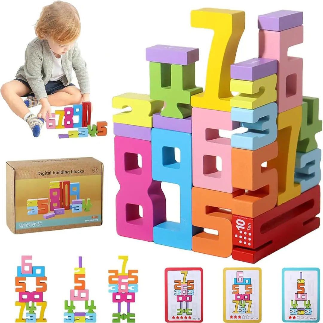 Juego de Construcción de Madera Montessori – Building Blocks™