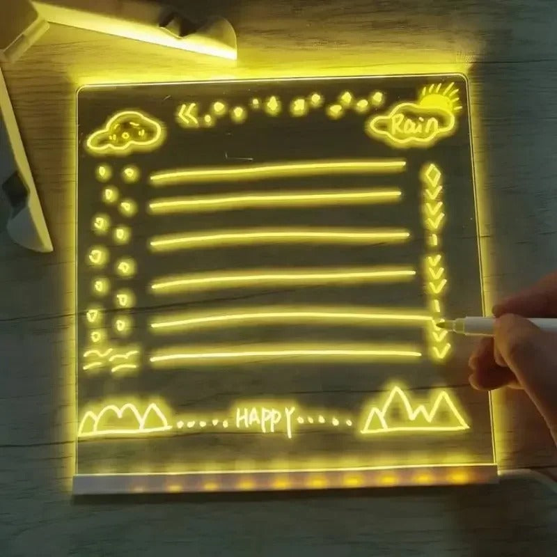 Pizarra Mágica | Tablero de Dibujo LED Brillante