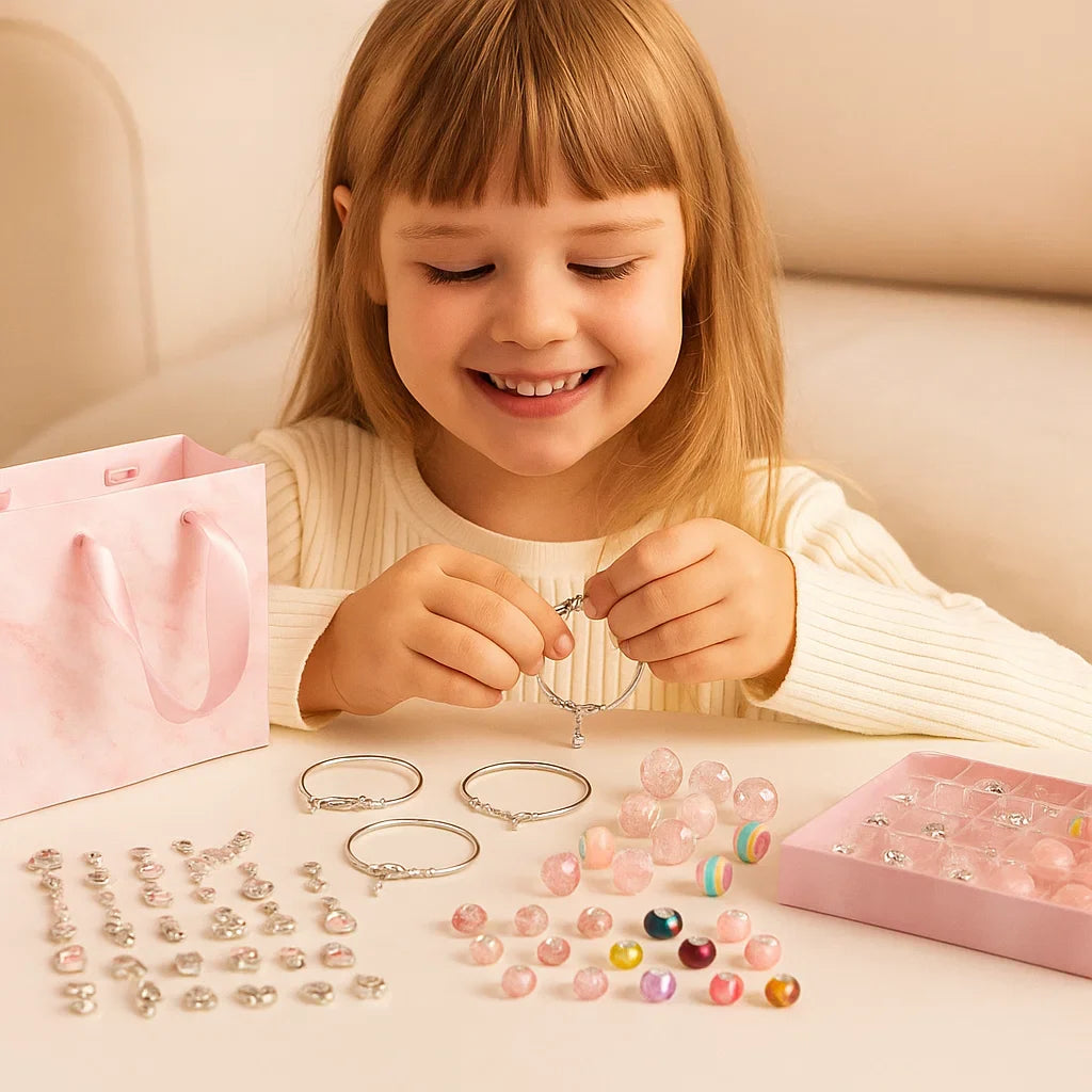 Kit de bricolaje para hacer pulseras con charms ⎜ Set de fabricación de joyas