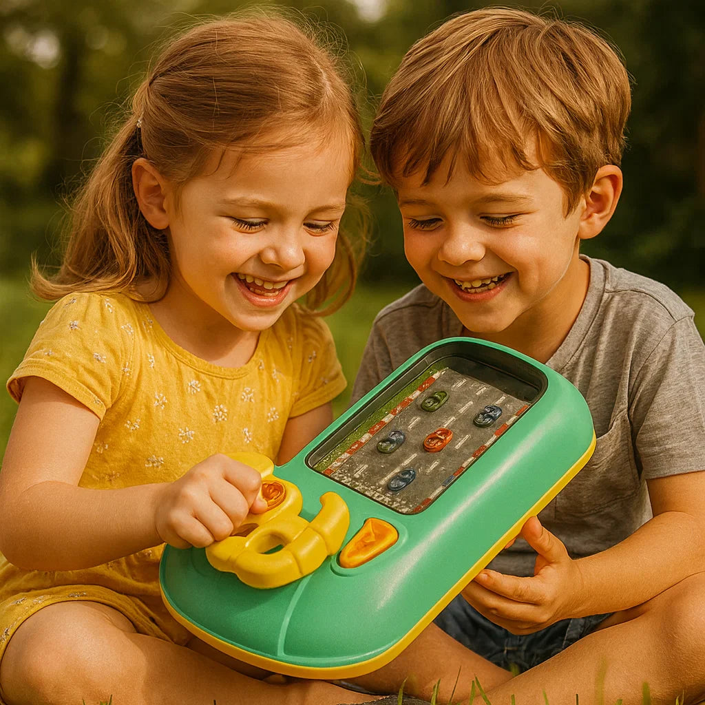 Caja de carreras de aventuras para niños