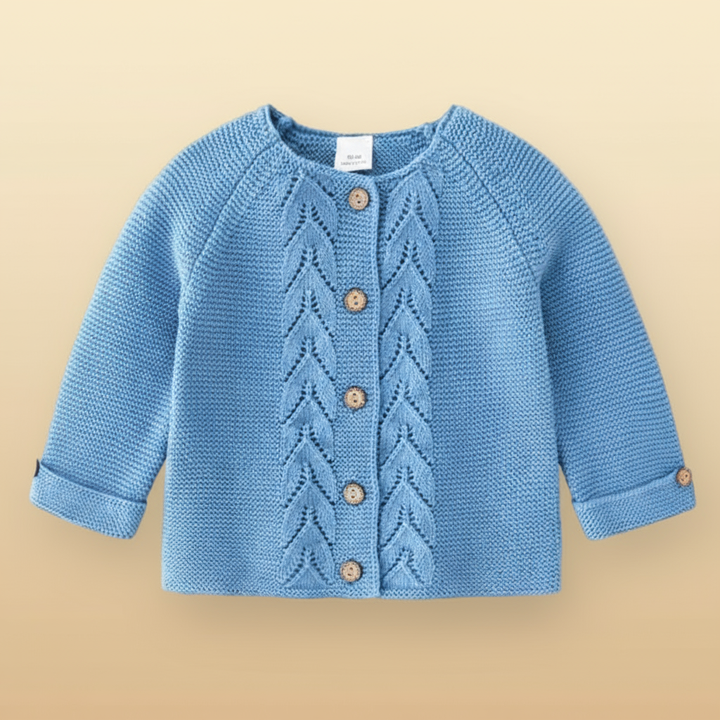 CozyCub – Cómodo y a la moda – Cárdigan de punto para niños