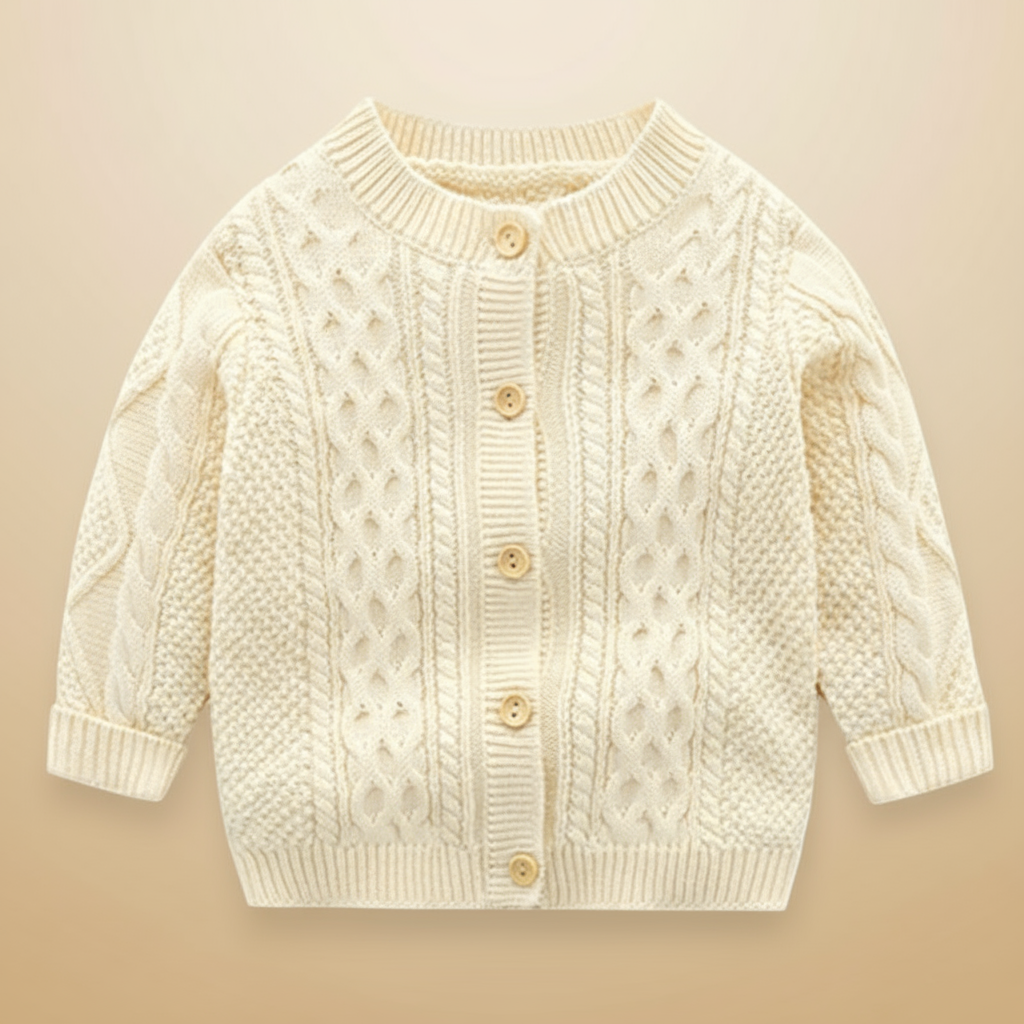 CozyCub – Cómodo y a la moda – Cárdigan de punto para niños