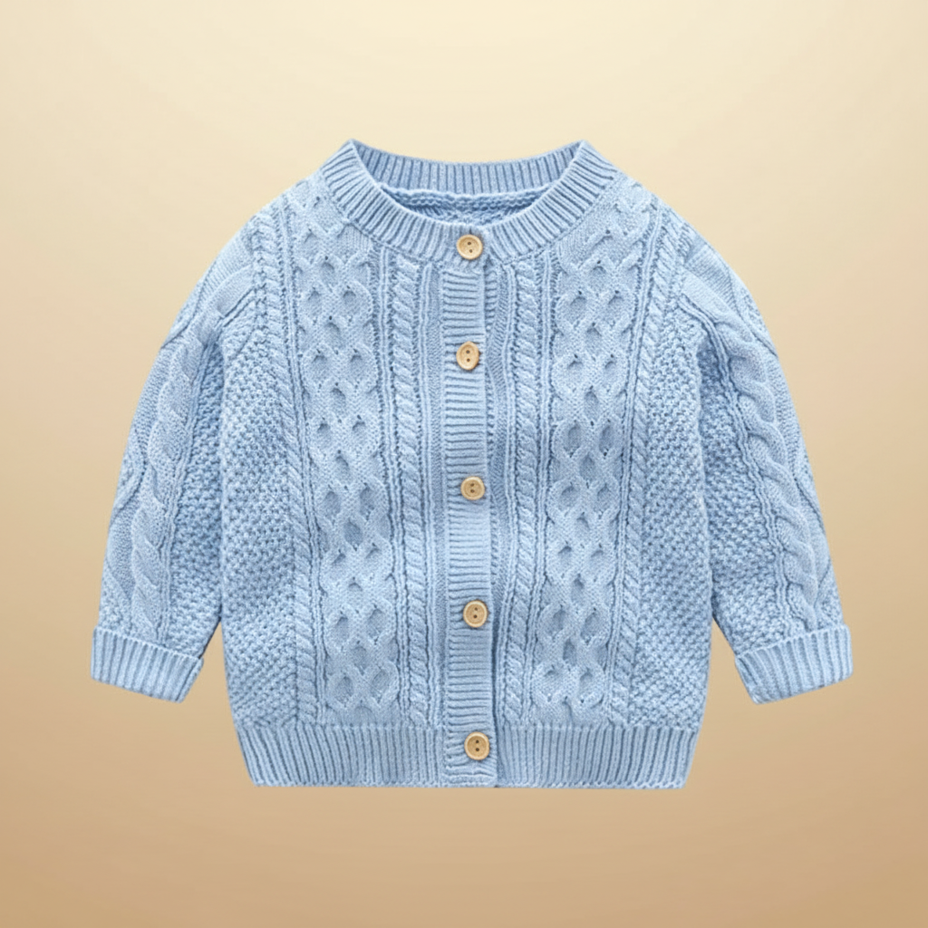 CozyCub – Cómodo y a la moda – Cárdigan de punto para niños
