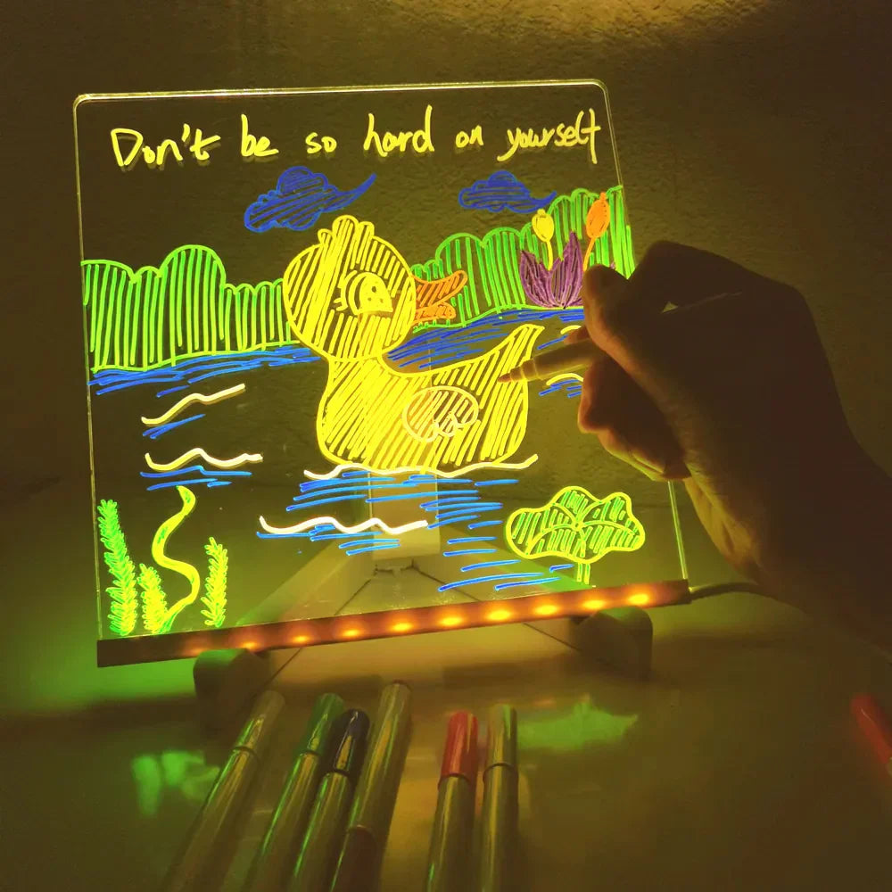 Pizarra Mágica | Tablero de Dibujo LED Brillante