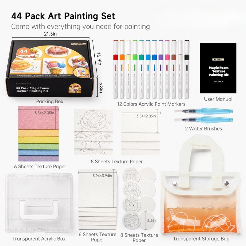 Kit Mágico de Pintura con Texturas 3D