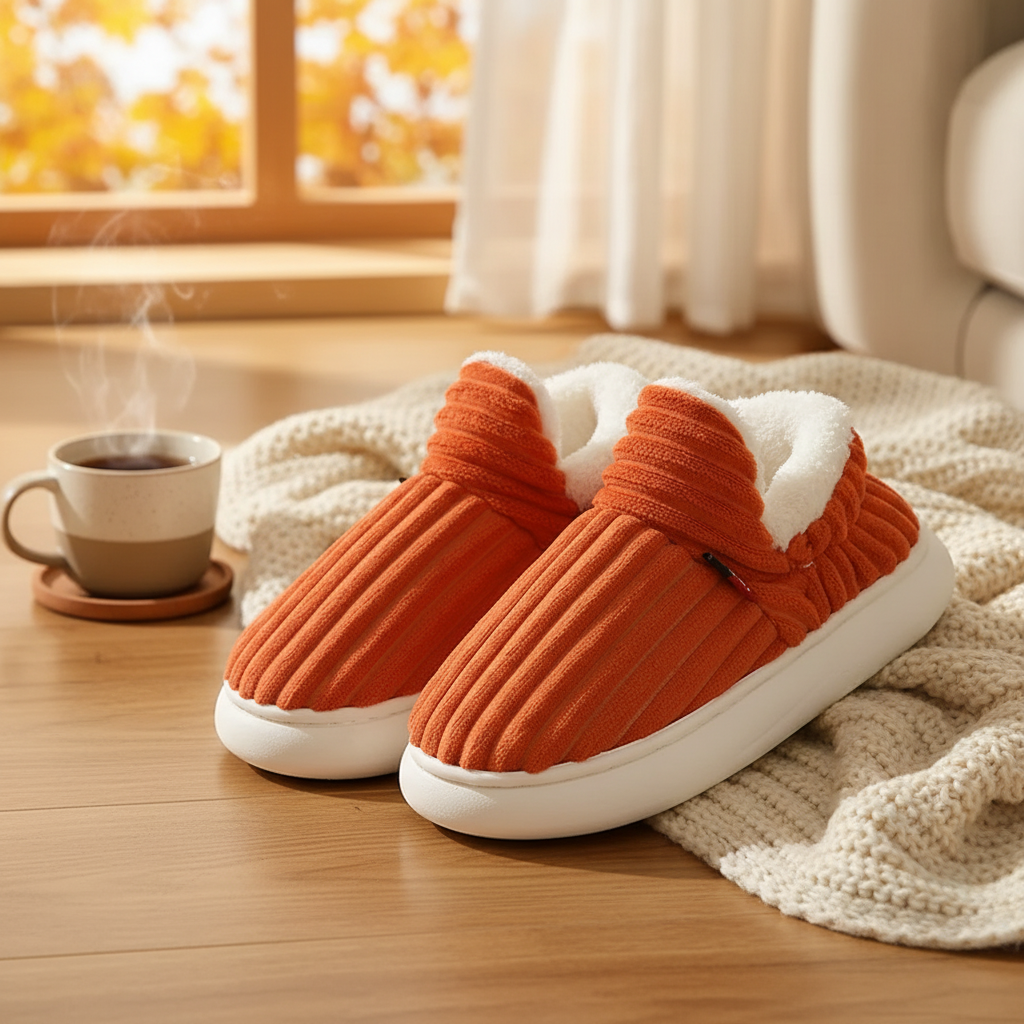 WarmNest – Suaves y cálidas – Zapatillas antideslizantes