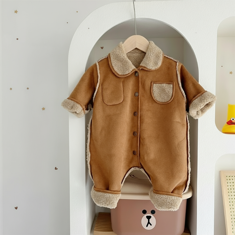 CozyNest – Acogedor y a la moda – Mono de invierno pesado con capucha