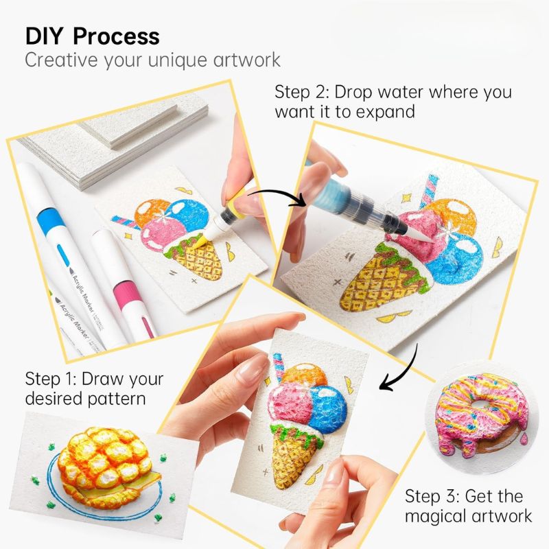 Kit Mágico de Pintura con Texturas 3D