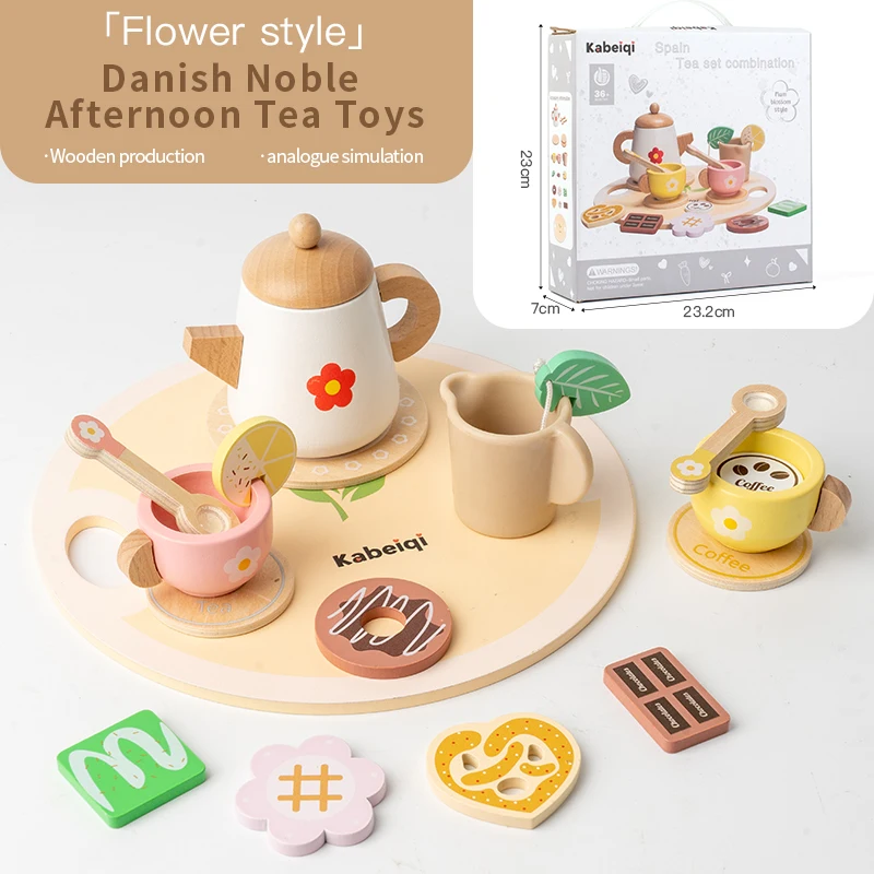 Woods – Sencillo y fascinante – Juego de té de madera para niños
