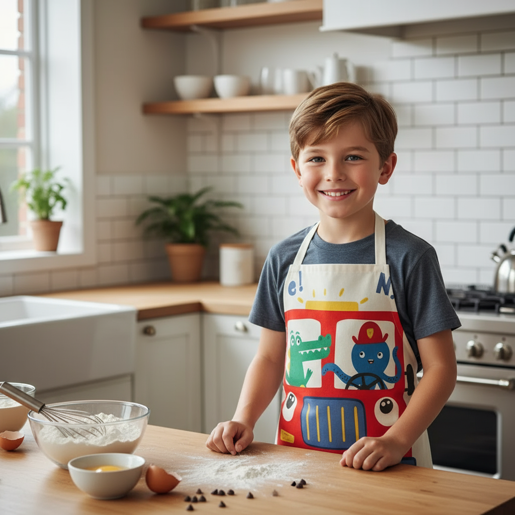 MiniChef™ – Divertido y antimanchas – Delantal para niños