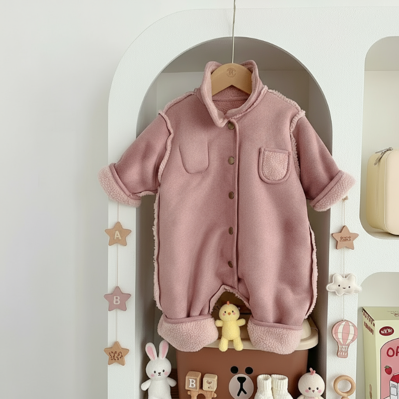 CozyNest – Acogedor y a la moda – Mono de invierno pesado con capucha