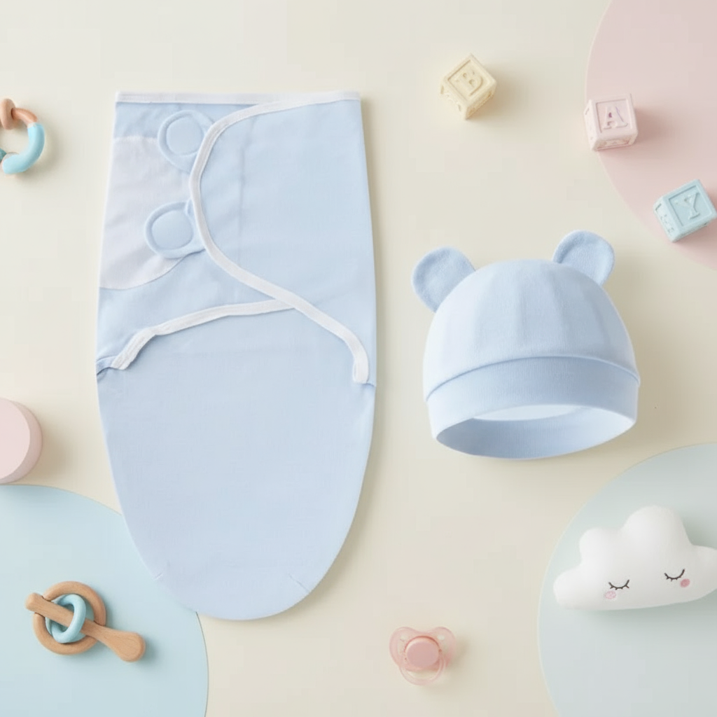 SnuggleBear – Suave y cálido – Manta envolvente para bebés