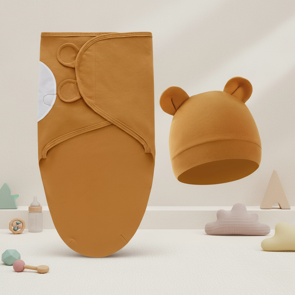 SnuggleBear – Suave y cálido – Manta envolvente para bebés