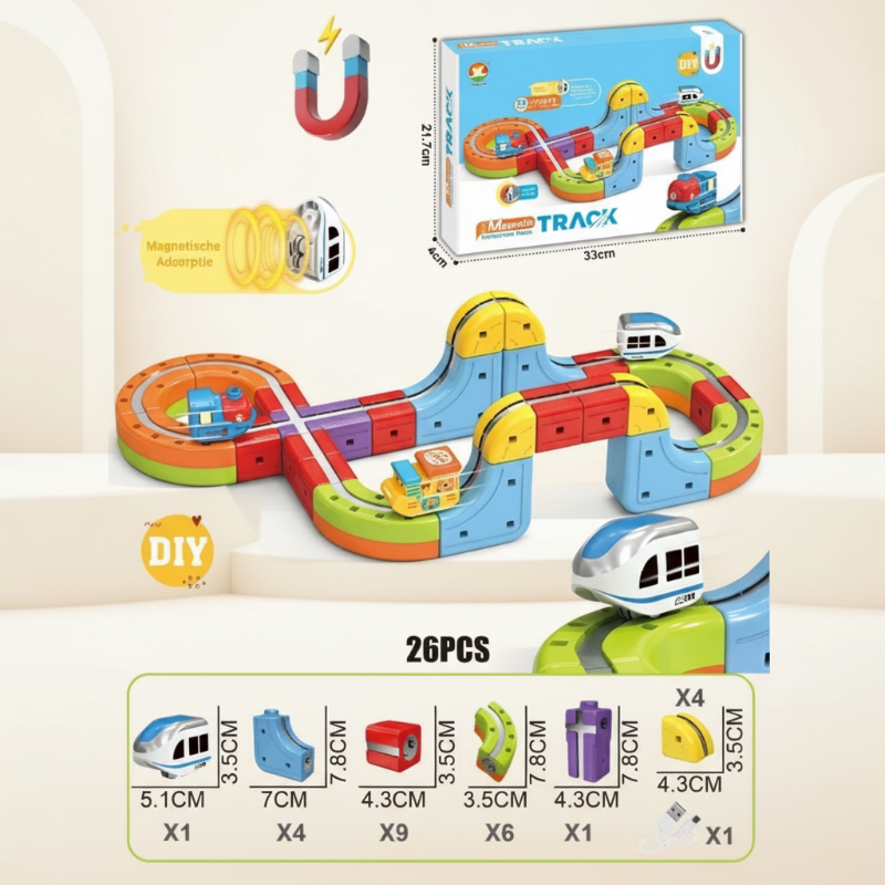 MagniTrack – Creativo y eléctrico – Tren eléctrico antigravedad
