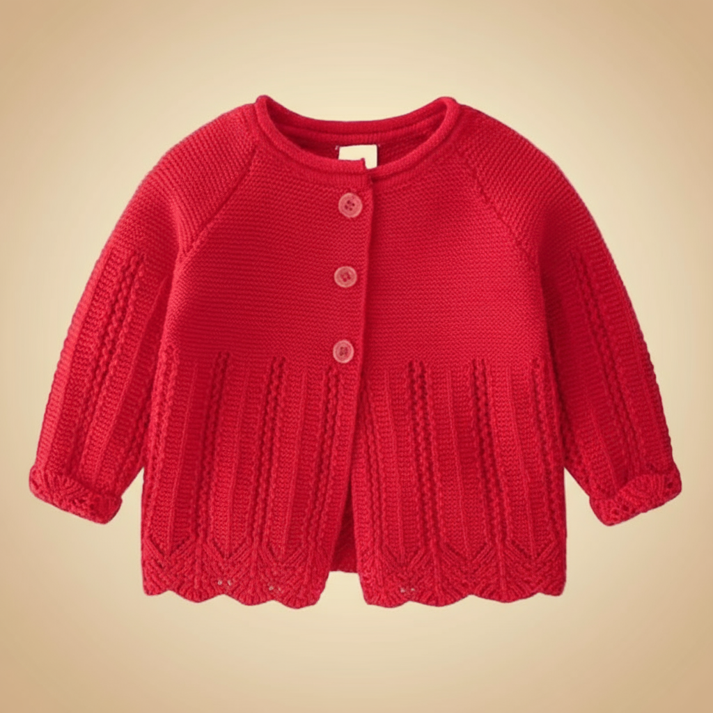 CozyCub – Cómodo y a la moda – Cárdigan de punto para niños