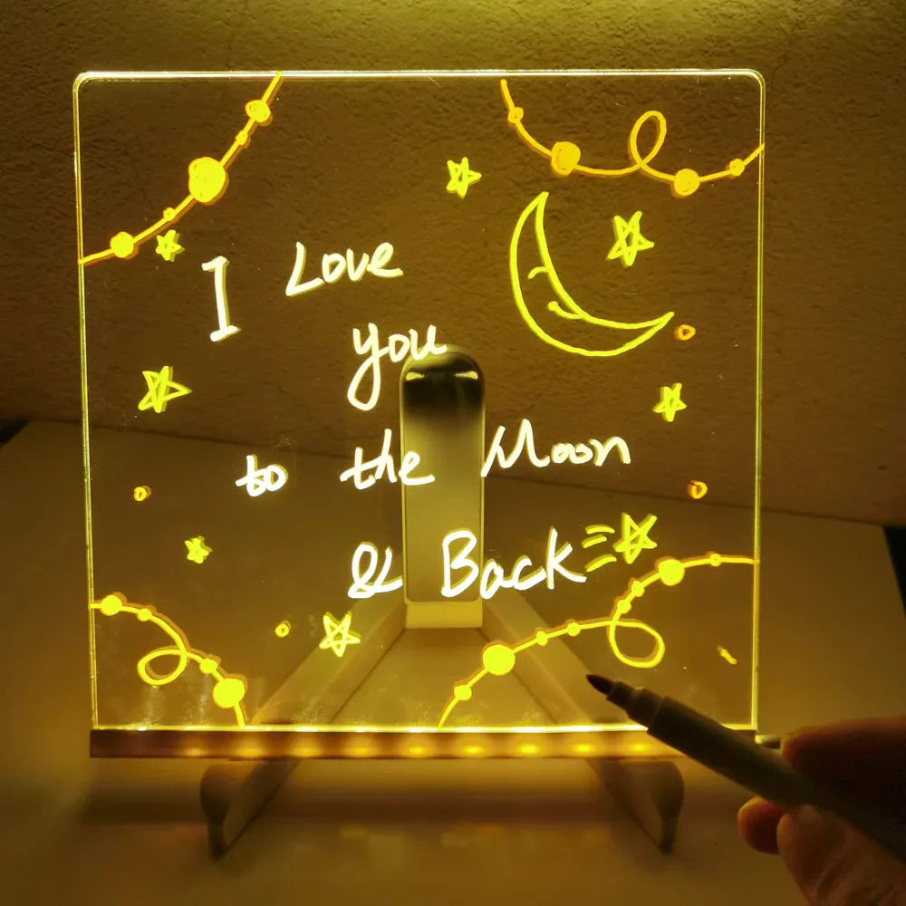 Pizarra Mágica | Tablero de Dibujo LED Brillante