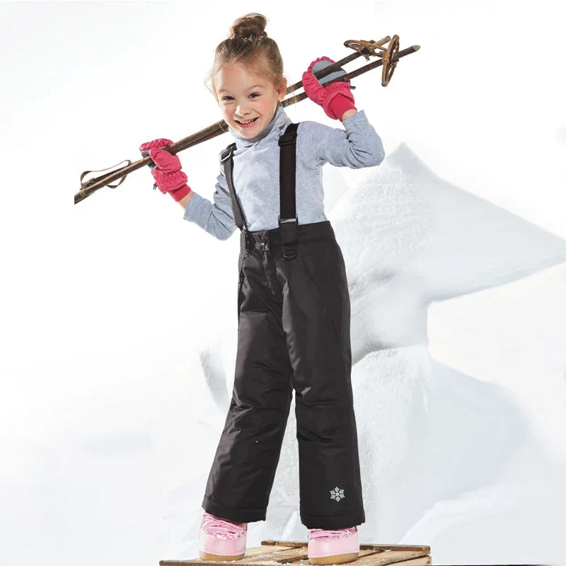 MountainFit – Flexibles y cálidos – Pantalones de esquí para niños