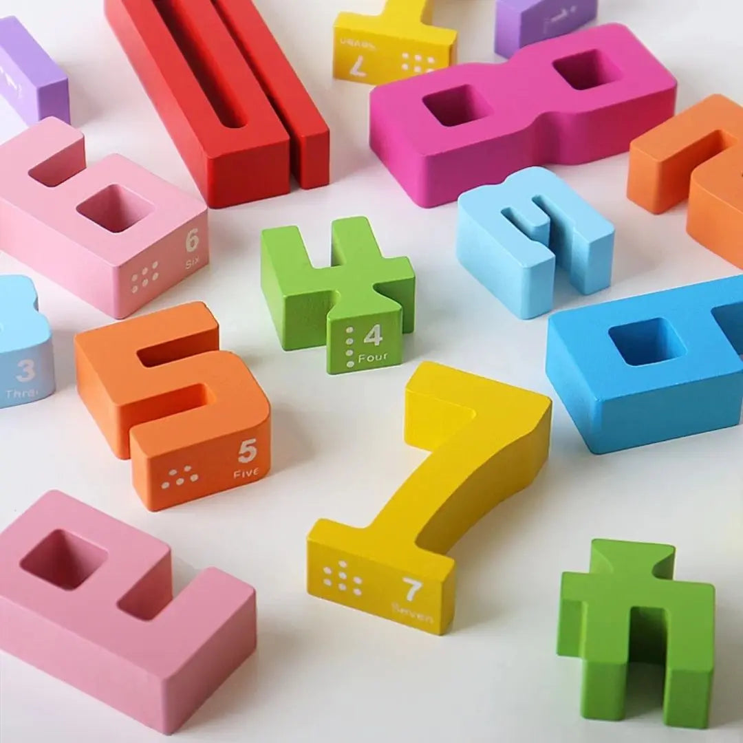 Juego de Construcción de Madera Montessori – Building Blocks™