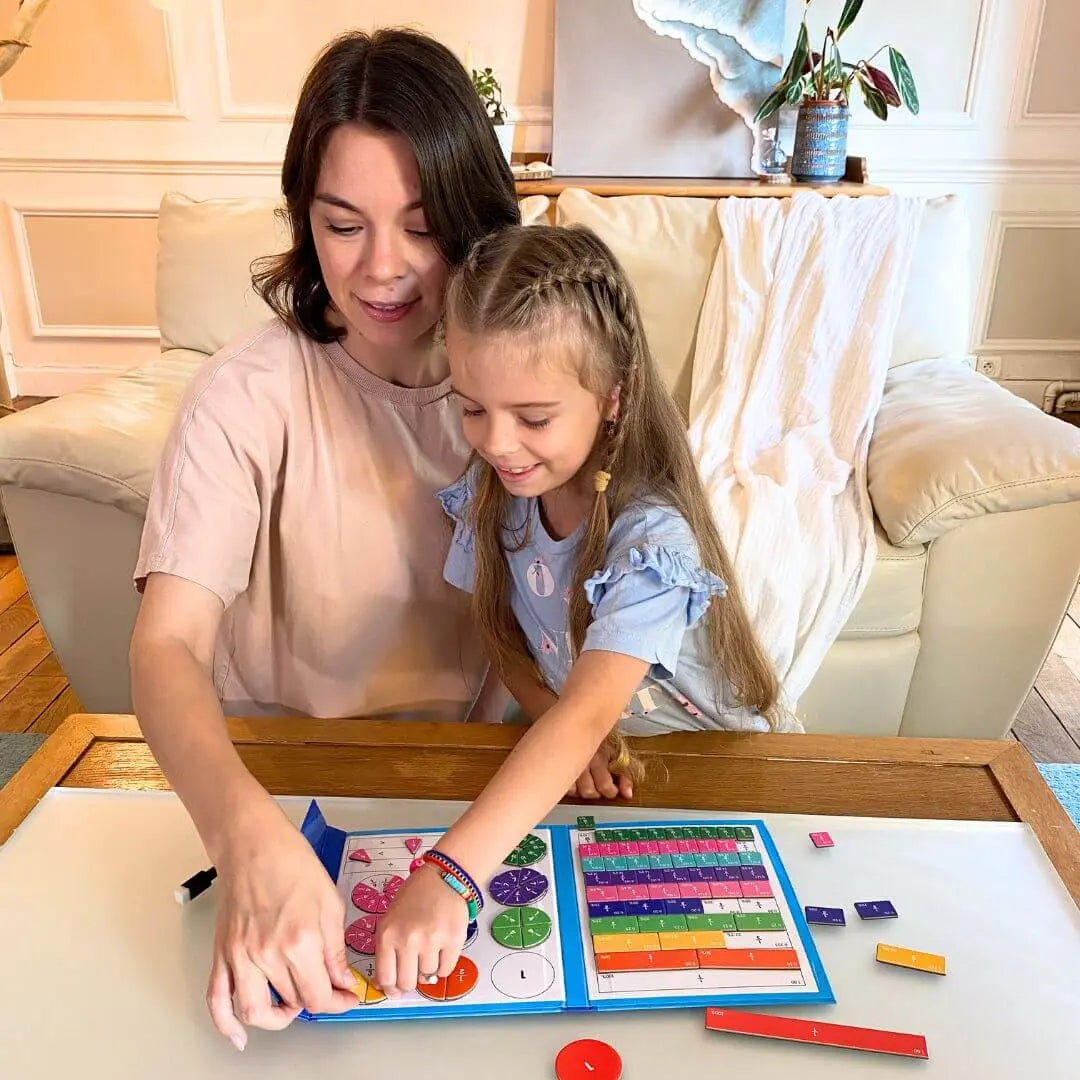 Libro de Fracciones Magnético Montessori - FractionGame™
