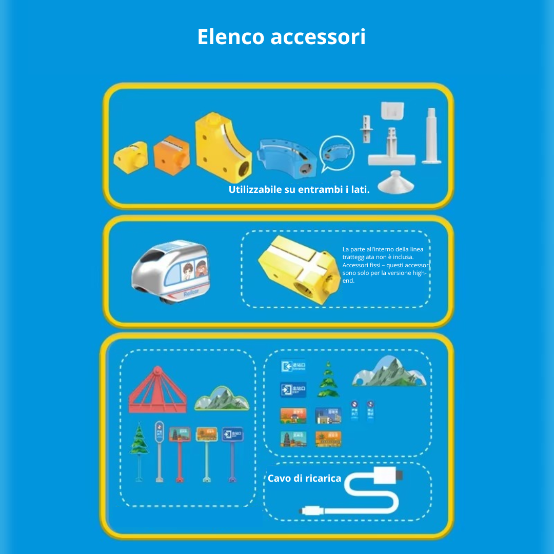 MagniTrack – Creativo y eléctrico – Tren eléctrico antigravedad