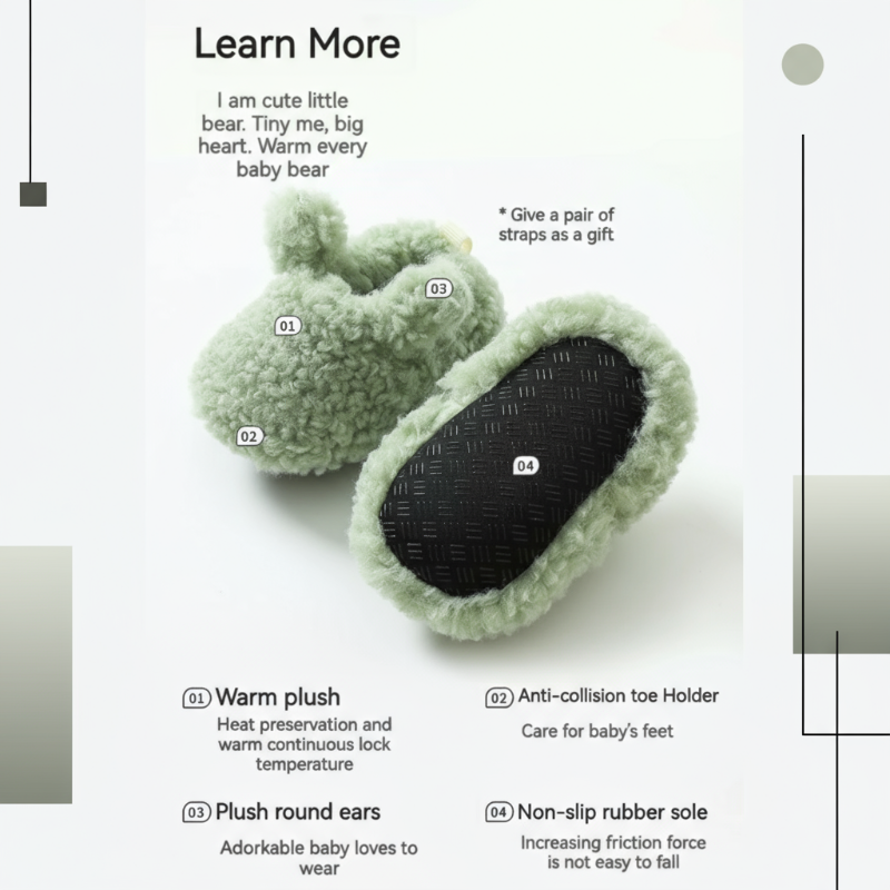 WarmJoy – Acogedoras y cómodas – Zapatitos para bebés