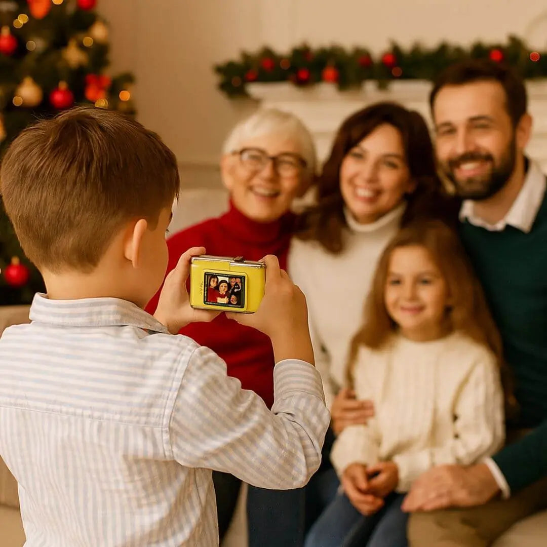 Cámara Infantil 4K HD 48MP con Pantalla Rotativa 180° – PixyCam™