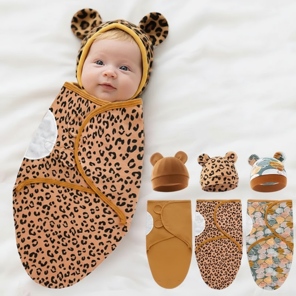 SnuggleBear – Suave y cálido – Manta envolvente para bebés