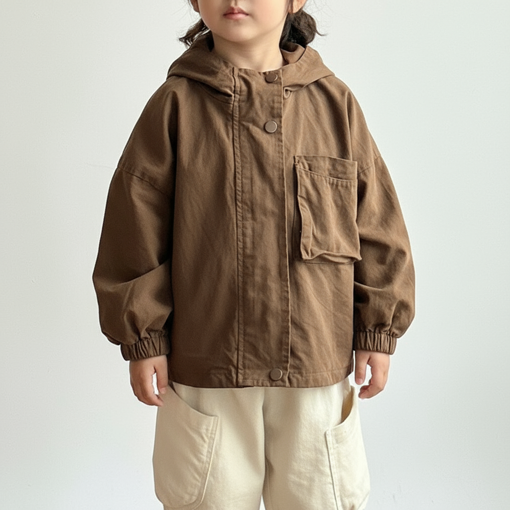 CozyShield – A prueba de viento y cómoda – Parka para niños