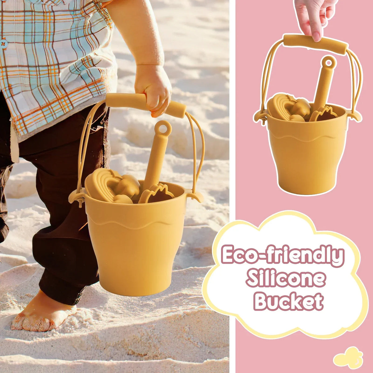 Conjunto de Playa de Silicona™ - Aventuras en la arena - Set de juegos de playa de silicona
