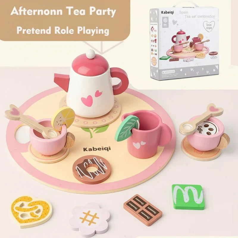 Woods – Sencillo y fascinante – Juego de té de madera para niños