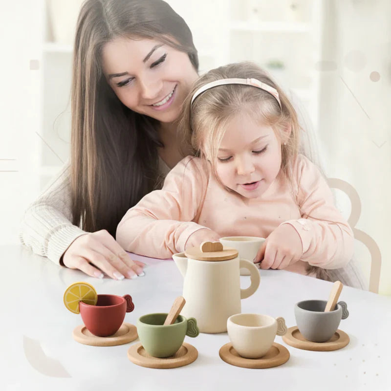 Woods – Divertido e interactivo – Set de té de madera para niños