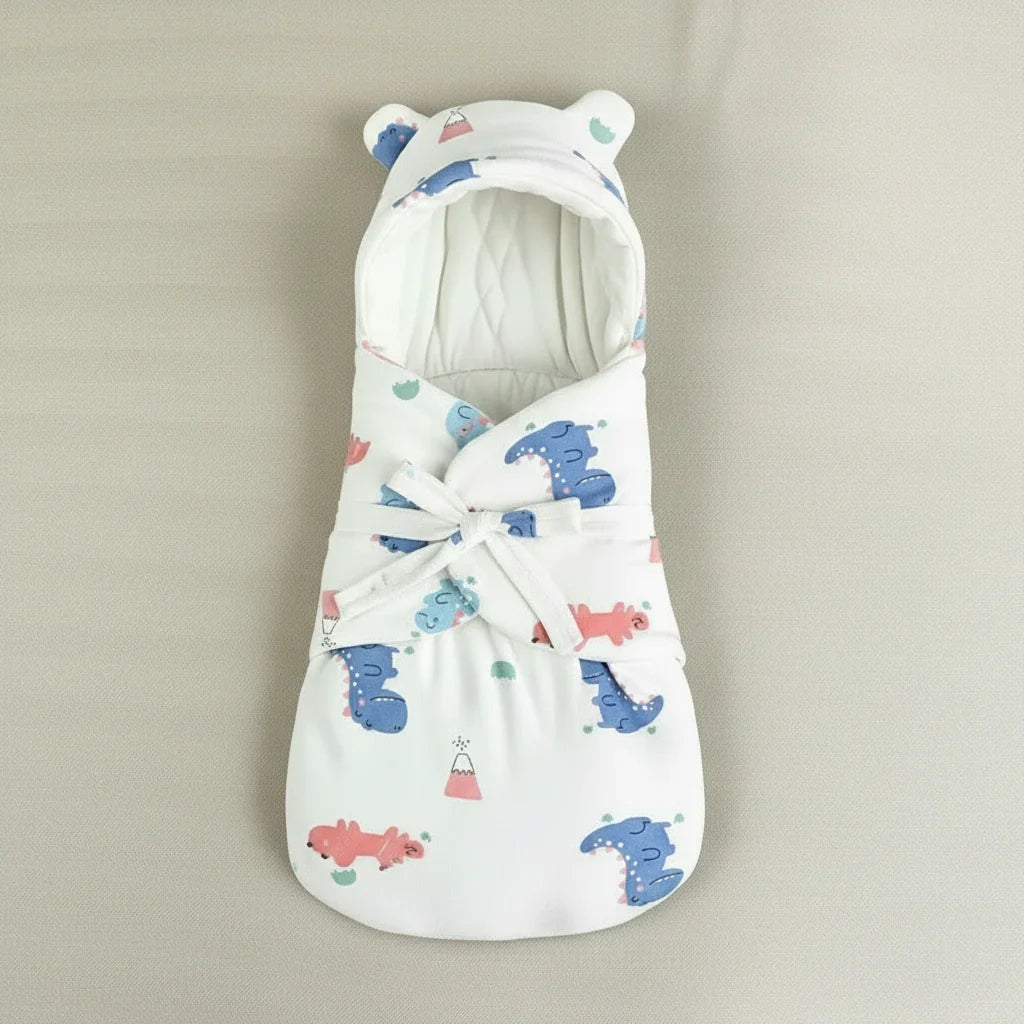 SnuggleBear – Comodidad y practicidad – Manta de algodón para envolver al bebé