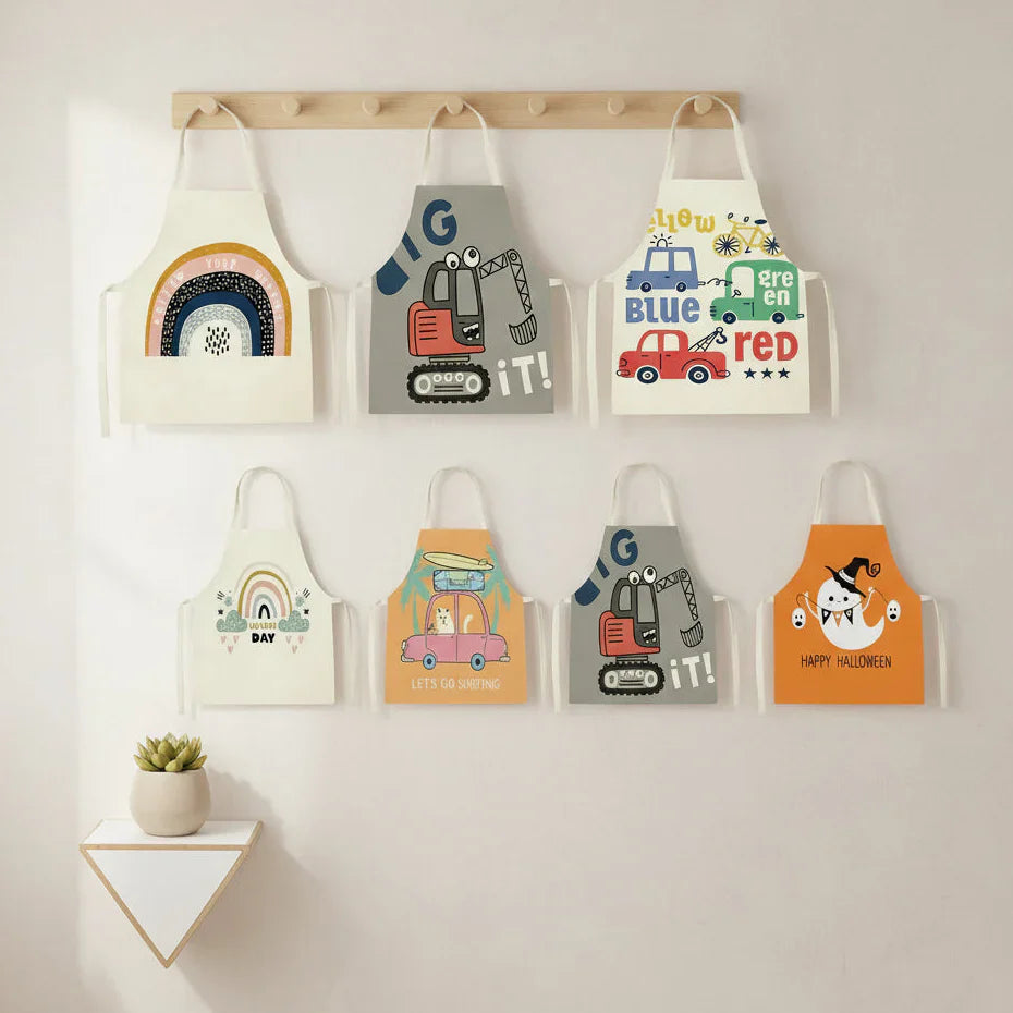 MiniChef™ – Divertido y antimanchas – Delantal para niños