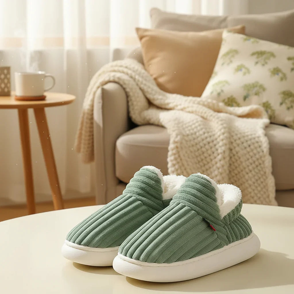 WarmNest – Suaves y cálidas – Zapatillas antideslizantes