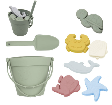 Conjunto de Playa de Silicona™ - Aventuras en la arena - Set de juegos de playa de silicona