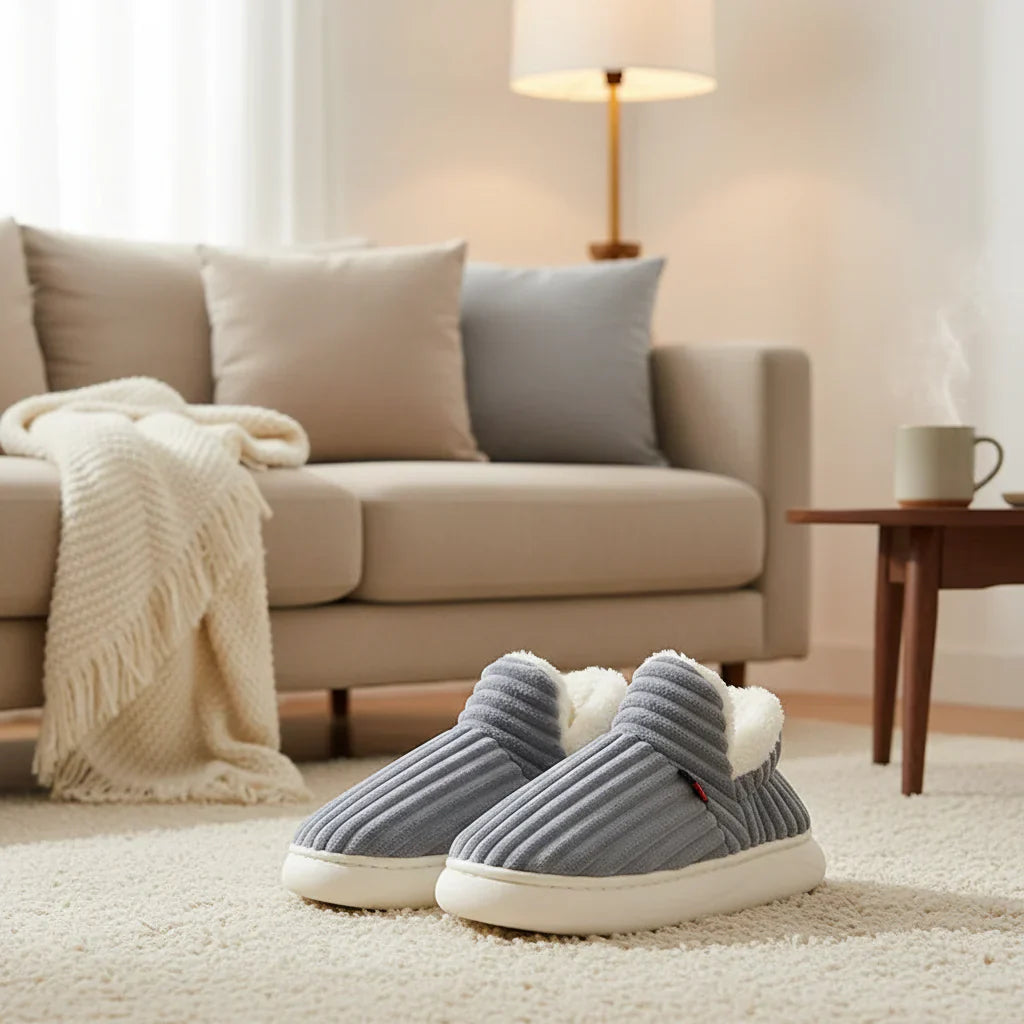 WarmNest – Suaves y cálidas – Zapatillas antideslizantes