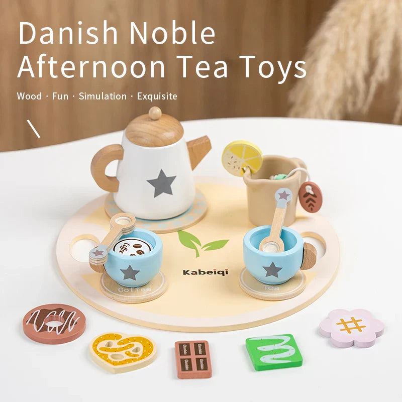 Woods – Sencillo y fascinante – Juego de té de madera para niños